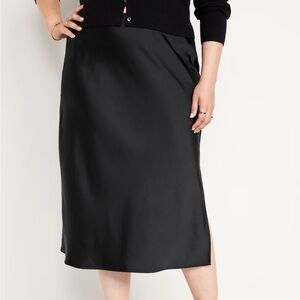 Old navy satin midi skirt